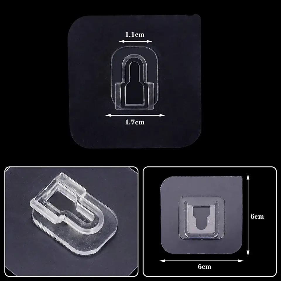 Set Of 4 AB Sticker Set, Pair Double Sided Wall Sticker, Self Adhesive Buckle Wall Hooks, Multipurpose Strong Suction Cup Hooks, Transparent Traceless Adhesive Hooks, Wall Storage Holder For Kitchen And Bathroom Set Of 4 AB Sticker Set, Pair Double Sided Wall Sticker, Self Adhesive Buckle Wall Hooks, Multipurpose Strong Suction Cup Hooks, Transparent Traceless Adhesive Hooks, Wall Storage Holder For Kitchen And Bathroom